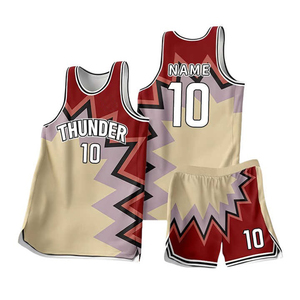 Ensemble de maillots de basket personnalisés sublimés, col en V, sans manches, unisexe, séchage rapide, pour adultes, toutes saisons, imprimé géométrique blanc - Product Image 3