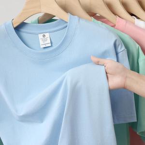 Camiseta de hombre de color liso, 100% algodón, cuello redondo, manga corta, informal, talla L - Product Image 1