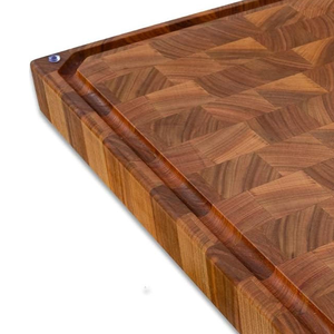 ผลิตภัณฑ์ไม้เนื้อแข็งธรรมชาติ 100% งานฝีมือ ของตกแต่งครัว เขียงไม้ - Product Image 5