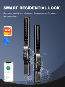 Serrure de porte intelligente étanche entièrement automatique électronique avec reconnaissance faciale et empreintes digitales, serrure numérique <span class=keywords><strong>à</strong></span> combinaison <span class=keywords><strong>haute</strong></span> <span class=keywords><strong>sécurité</strong></span> pour la maison - Product Image 3