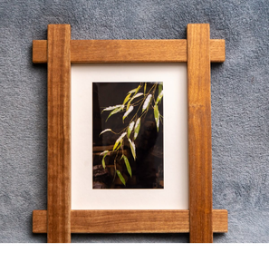 Cadre photo rectangulaire moderne en bois de bambou, écologique, forme personnalisable, impression sur table, personnalisé - Product Image 6
