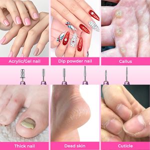 Kit Professionale Portatile per Unghie con Fresa Elettrica per Manicure e Pedicure, con Spine USB/AU/US per Unghie in Acrilico e Gel - Product Image 5