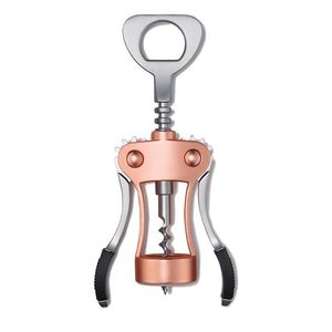 Wooden Handle Stainless Steel Corkscrew Manual Wine Opener - Product Image 4