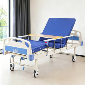Lit d'hôpital manuel haute capacité 150 kg, 2 fonctions, 2 manivelles, lit médical pour patient - Product Image 3