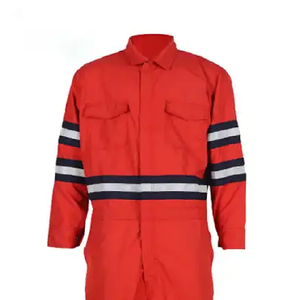 ชุดคลุมทำงานผ้าทวิลล์คอตตอน 100% สีส้ม ยี่ห้อ First Safety ผลิตจากโรงงาน พร้อมรับผลิตแบบ OEM - Product Image 4