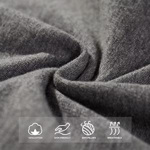 Shorts de jogging et de course pour hommes en toile polyester/coton délavée à l'acide, épais, à séchage rapide et respirants - Product Image 4