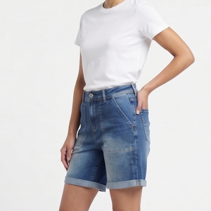 Manufacture Denim Shorts Wholesale Streetwear Fashion Style <b>Jeans</b> Shorts Men Wholesale Stretch Casual Denim Shorts Men's - Product Image 4