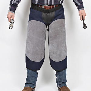 Farrier Chaps หนังวัวหนังนิ่มแบบปรับได้ใช้งานหนักปรับได้นำกลับมาใช้ใหม่ได้ตามต้องการ - Product Image 1
