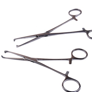 Pince à tissus manuelle en acier inoxydable Allis, 14-18 cm, 4x5 dents, haute qualité, pour usage hospitalier, pour préhension intestinale - Product Image 2
