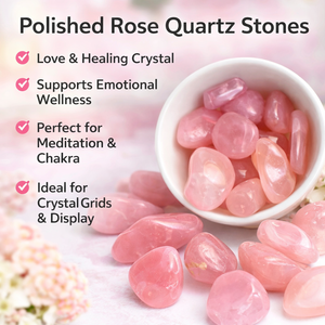 Wholesale Natural Rose <b>Quartz</b> Tumbled <b>Stones</b> Polished Pink Gemstone Healing Love Mascot for Meditation Reiki Home Decor - Product Image 3