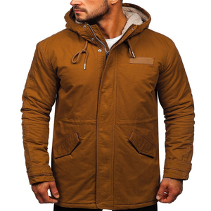Custom Manufacturer 2025 Men's Long Parka Jackets with <b>Fur</b> Breathable Winter <b>Coat</b> OEM Service Customized Designs Logos Price - Product Image 4