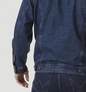 Popular Two Tone <b>Denim</b> <b>Jacket</b> For <b>Man</b> Designed For Modern Streetwear Lovers Perfect For Creating Stylish And Comfortable - Product Image 3