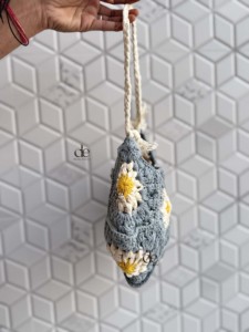 Bolsas de paja de playa de verano de ganchillo, bohemio bolso de mano hecho a mano, nuevo diseñador, bolso de hombro para mujer, bolso cuadrado de hierba marina - Product Image 2