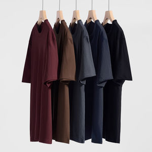 Nueva camiseta térmica transpirable de algodón 100% de alta calidad, con logotipo personalizado impreso para hombre, al por mayor. - Product Image 1