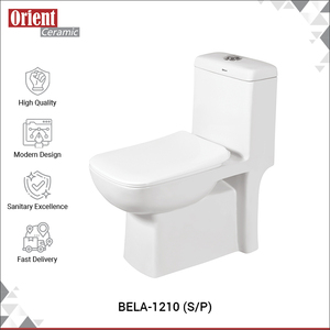 Inodoro de Una Pieza de Cerámica de Diseño Atractivo y Calidad Estándar, Fabricado en India, en Oferta - Product Image 2