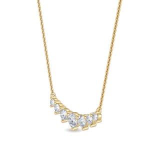 Colgante de oro rosa de 9 quilates con diamante cultivado en laboratorio, 0,49 CTW, corte redondo, collar de joyería fina, regalo para mujer, diseño elegante y personalizado - Product Image 6