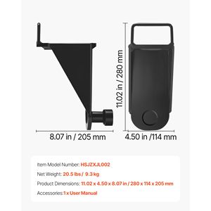 Set da 2 Pezzi: Sollevatore per Container con Maniglia a U Rinforzata, Resistente a Sole e Pioggia, per Stoccaggio e Livellamento - Product Image 5