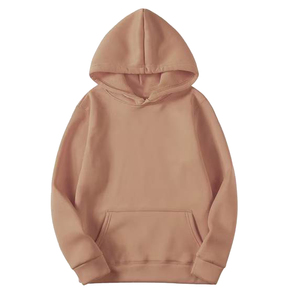 Sweat-shirt à capuche unisexe surdimensionné, couleur unie, en molleton français, pull décontracté, vêtement d'automne - Product Image 1