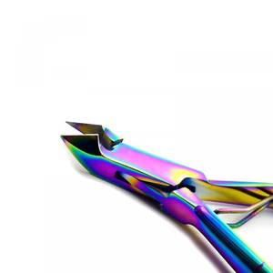 Morje Coupe-ongles chirurgical en acier inoxydable Rainbow 12,5 mm, à mâchoires biseautées, ouverture large, lame courbée, pointe acérée, durable, nouveau modèle - Product Image 2