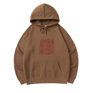 เสื้อฮู้ดดี้โอเวอร์ไซส์ปักโลโก้ตามสั่ง เสื้อฮู้ดดี้เปล่าไม่มีลาย ยูนิเซ็กซ์ ผ้าฝ้าย เสื้อฮู้ดดี้วินเทจผู้ชายสั่งทำได้ คุณภาพสูง - Product Image 3
