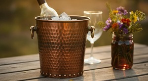 Dark Finished Copper Ice Buckets For Restaurant And Hotel Drink <b>Serving</b> And Cooling Or Gifting Option For Luxury Bar - Product Image 3