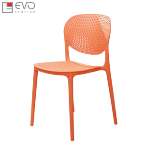 Commercial Plastic <b>Chair</b> for Restaurant Cafe and Banquet Seating with <b>Stackable</b> Heavy Duty Construction - Product Image 4