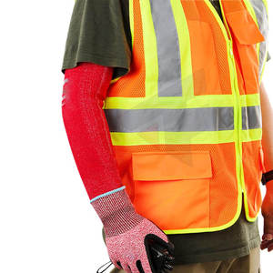 Safety Vest <b>Construction</b> Safety <b>Jacket</b> Road Riding <b>Work</b> Safety Security Reflective Vest - Product Image 4