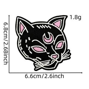 Parche bordado de animales termoadhesivo con velcro para sombreros, ropa y bolsos, venta al por mayor de fábrica - Product Image 1
