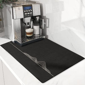 <b>Kitchen</b> Countertop Coffee Bar Draining <b>Mat</b> Water Absorbent Pad Diatomite Drying Dishes Eco-Friendly Custom Size Modern <b>Mat</b> - Product Image 2