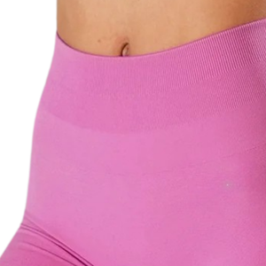 Leggings de sport roses pour femme, taille haute, sans couture, extensibles, pour fitness, yoga, entraînement, course à pied, anti-transpiration, compression, tenue de sport - Product Image 5