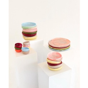 Bol en résine jetable, poli à la main, écologique, pour servir des salades de fruits lors de fêtes et pour la décoration de la maison - Product Image 1