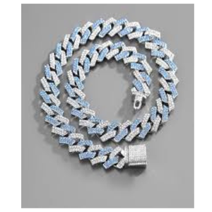 Cadenas de Hip Hop con Eslabones Cubanos de Diamantes Cultivados en Laboratorio, Joyería Masculina, Cadenas Finas de Calidad Estándar, Envío a Todo el Mundo, Exportación - Product Image 2