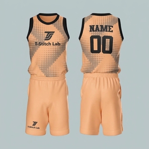 Low MOQ <b>Top</b> Manufacturer Factory Direct Supplier Sleeveless Quick Dry <b>Men</b> <b>Basketball</b> Uniform Sportswear 100% Polyester - Product Image 3