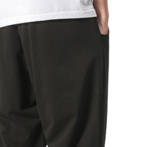 <b>Men</b> Fleece <b>Trousers</b> Straight Leg <b>Elastic</b> Drawstring Waist Side Pockets Relaxed Fit Casual Training Lounge Everyday Bottomtrouser - Product Image 5