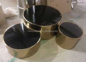 Commercio all'ingrosso tavolo di accento di lusso in acciaio inox tavolo da caffè <span class=keywords><strong>3</strong></span> centro tavolo per casa Hotel - Product Image 5