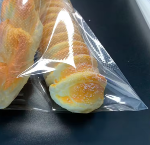 Sac à pain personnalisé avec soufflet en polypropylène, sac en cellophane transparent en BOPP pour l'emballage de boulangerie - Product Image 4