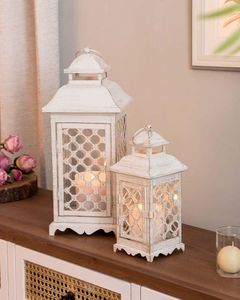 Portavelas de Vidrio de Lujo con Vela de Cera Premium y Marco Metálico, Decoración para el Hogar, Hotel, Bodas, Fiestas, Decoración de Mesa Navideña - Product Image 5