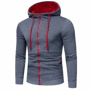 Sudadera con cremallera y logotipo personalizado para hombre, ropa con capucha masculina de diseño novedoso, hecha en paquistaní, de alta calidad - Product Image 1