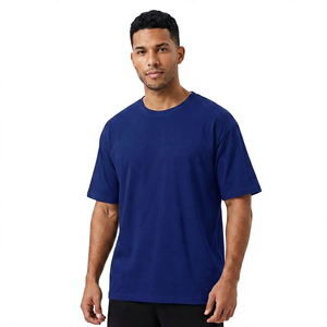เสื้อยืดแขนสั้นสีดำสำหรับผู้ชาย ผ้าฝ้าย 100% คอกลม ทรงปกติ สวมใส่สบาย ผ้าเจอร์ซีย์ถัก สีพื้น - Product Image 3