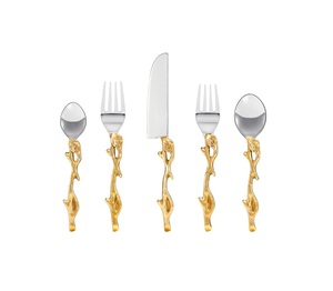 Ensemble de cuillères en métal de qualité supérieure à prix raisonnable avec finition lisse pour les banquets de mariage et la décoration de table de luxe - Product Image 5