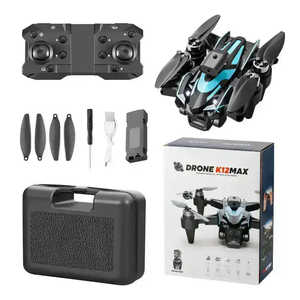 Drone RC pliable K12Max Mini avec moteur sans balais, télécommande, quadricoptère pour débutants sans caméra, temps de vol de 12 minutes - Product Image 1