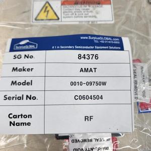 ตัวควบคุมอินเทอร์เฟซเครื่องทำความร้อน AMAT 0010-09750W - อุปกรณ์และอะไหล่เซมิคอนดักเตอร์ระดับโลกที่เชื่อถือได้ - Product Image 2