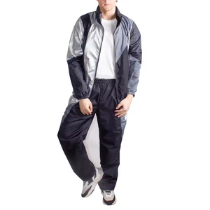 Ensemble coupe-vent d'hiver pour homme, ensemble de survêtement décontracté en nylon, vêtements d'extérieur longs, imperméables, respirants et légers - Product Image 3
