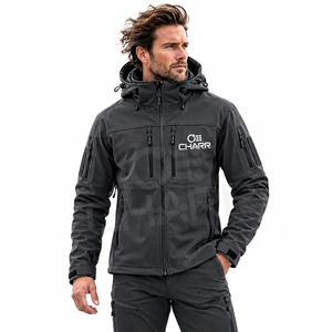 High Quality <b>Warm</b> Oem Logo Versatie Camping Hiking Custom Fleece Outdoor Tactical Windbreaker <b>Waterproof</b> Men Softshell <b>Jacket</b> - Product Image 2
