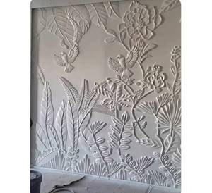 Pièces décoratives panneaux muraux sculptés en pierre naturelle panneau de décoration intérieure et extérieure en pierre naturelle pour chambre à coucher usage hôtelier - Product Image 3