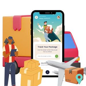 Aplicación móvil para entrega de paquetes con reserva sencilla, seguimiento en vivo, recogida a domicilio, actualizaciones de entrega y gestión segura. - Product Image 4