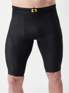 Wholesale Custom Logo <b>Men</b> <b>Compression</b> <b>Shorts</b> Solid Mid Elastic Waist Breathable Quick Dry Spandex/Polyester - Product Image 2