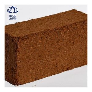 Meilleures ventes : Bloc de fibre de coco compressée, fibre de coco traitée propre, support pour systèmes hydroponiques et amélioration des sols - Product Image 1