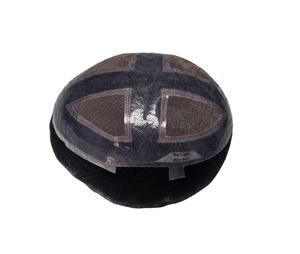 Peluca de Cabello Indio Sky Light con Frente de Encaje para Hombre, 100% Cabello Humano Remy, Prótesis Capilar Cap-Taz Hair BD - Product Image 1