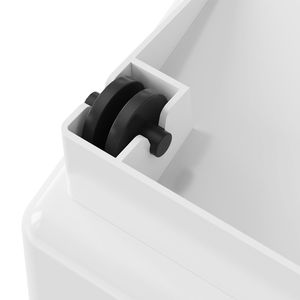 Set di 2 Contenitori Ermetici da 15L con Coperchio e Ruote Attaccabili, 2 Misurini, per Conservazione Cibo per Cani e Ingredienti - Product Image 4